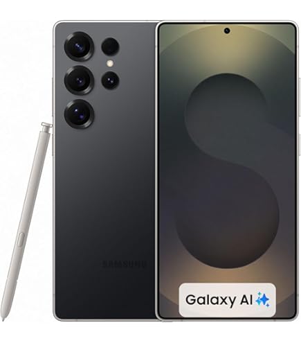 Samsung Galaxy S25 Ultra - Titanium Black, 256GB, AI Smartphone