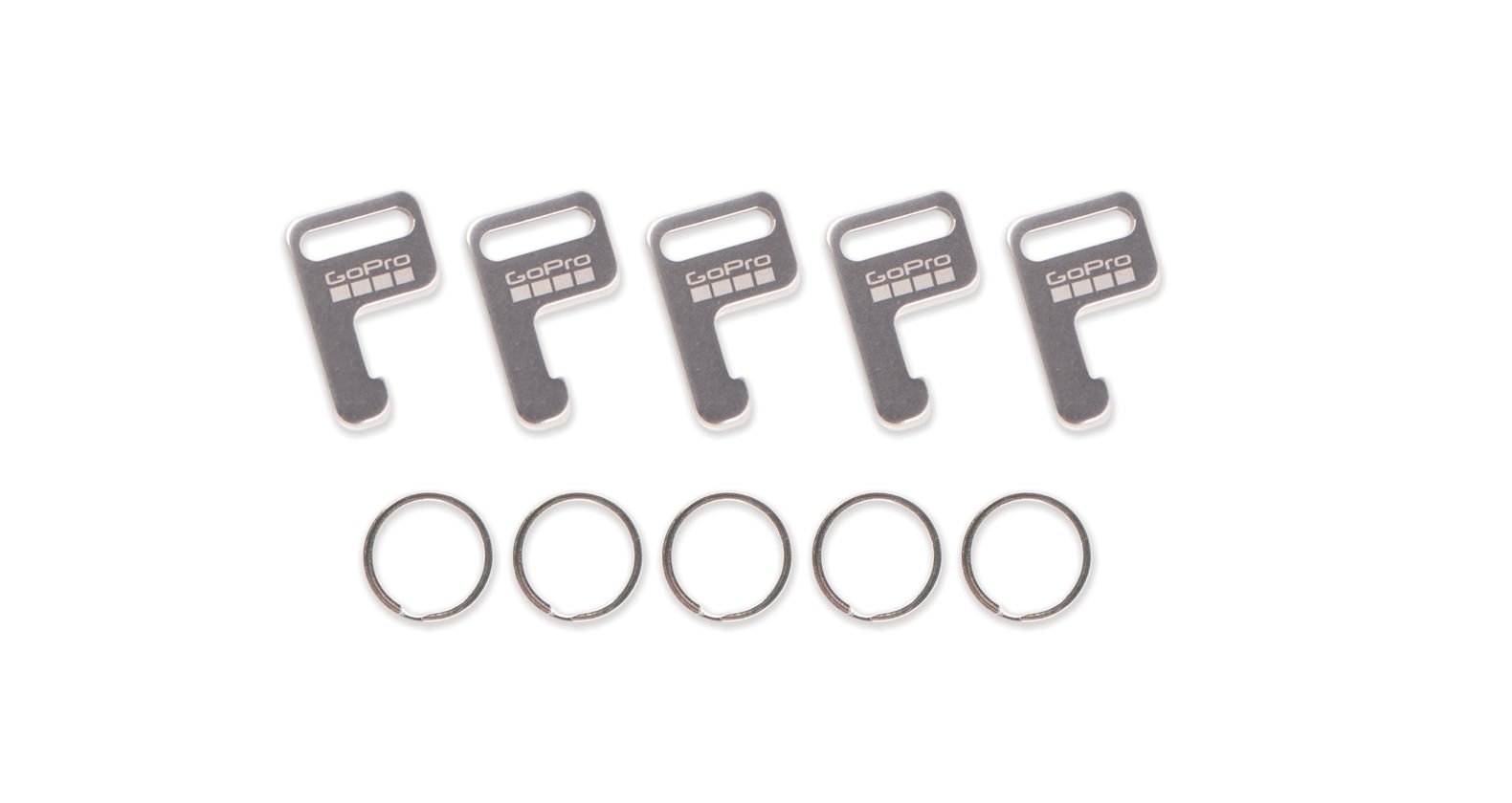 GoPro AWFKY-001 Attachment Rings and Keys for Smart and Wi-Fi Remote (Pack of 5)