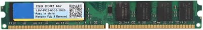 ciciglow 2GB DDR2 667MHz PC2-5300 240-Pin DIMM RAM for Intel AMD Desktop