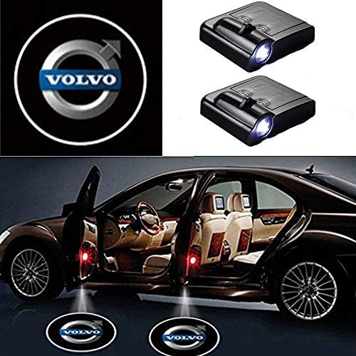 2 Wireless LED Car Door Light Projector Ghost Shadow Emblem Light Laser Welcome Lamp Universal