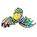 Fidget Spinner Toy Stress Reducer Ceramic Bearing - Perfect For ADD, ADHD, Anxiety, and Autism Adult Children,CAN CHANGE COUNTENANCE,Come with Iron Gift Box (Eye-Rainbow)