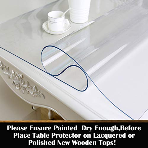 Clear Table Protector Plastic Transparent PVC Office Desk Protection