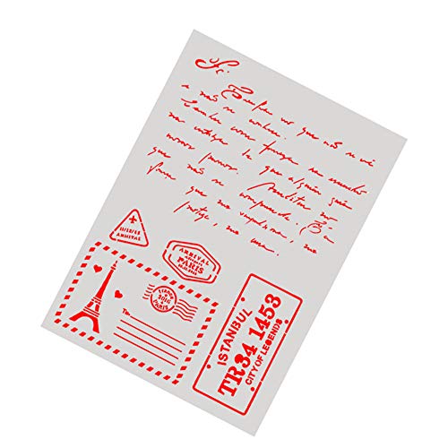 image for Xlala DIY Wedding Birthday Party Cake Stencil Cake Spray Decorating Pr