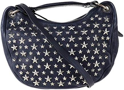 Amazon ジミーチュウ Jimmy Choo ステラ ショルダーバッグ ステラ ネイビー レザー レディース 2way スタースタッズ ショルダーバッグ