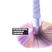 Zodaca [10 Pcs-Set] Professional Makeup Unicorn Brush Set with Spiral Handle & Rainbow Bristles - Including Foundation Blending Blush Concealer Eye Face Liquid Powder Cream Cosmetics Brushes Kit