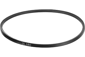 HiPicco 3L380 Belt, Classic Wrapped Rubber 3L Section V-Belt, 38"(965mm) Outside Circumference x 3/8" Width x 7/32" Heigh, Pa