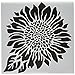 Crafters Workshop TCW6X6-575 Joyful Sunflower Template, 6 by 6