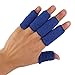 Blue 10PCS Sports Elastic Finger Sleeve Protector