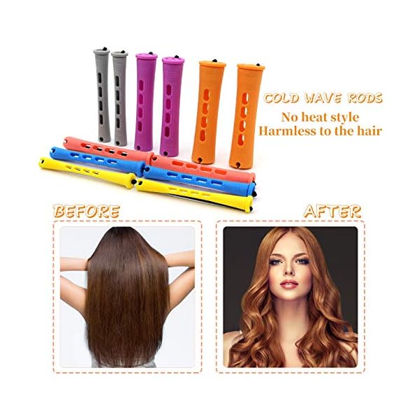 120Pcs-Hair-Perm-Rods-Set-6-Sizes-Plastic-Hair-Cold-Wave-Rods-Heatless-Perming-Rods-Hair-Curlers-Rollers-with-Pintail-Comb-for-Long-Short-Straight-Curly-Natural-Hair-DIY-Hairdressing-Styling-Tools 120Pcs Hair Perm Rods Set, 6 Sizes Plastic Hair Cold Wave Rods, Heatless Perming Rods Hair Curlers Rollers with Pintail…