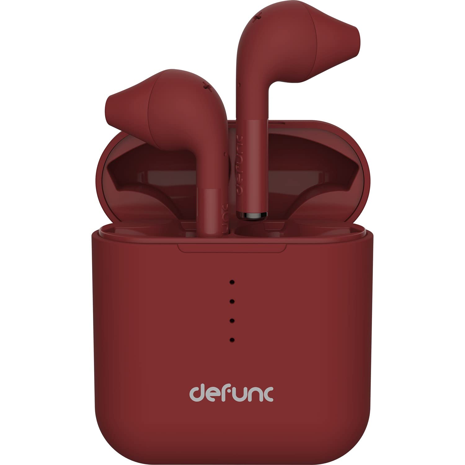 Defunc True Go Wireless Earbuds - One Bluetooth 5.0 Headset - Red