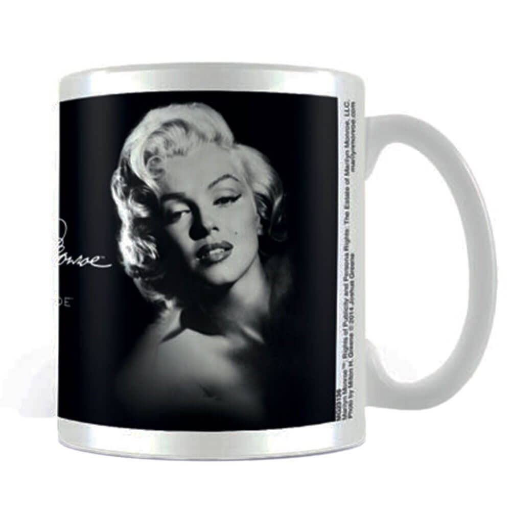 Pyramid International Marilyn Monroe Mug (Noir Portrait Design) 11oz Ceramic Coffee Mug, Cups and Coffee Mugs for Women and Men - Official Merchandise