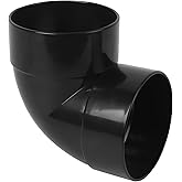 Calvana 3" &amp; 4" Drainage Elbow, Reinforced Yard Drain Offset Bend for Sewer &amp; Drain Pipe, Underground Drainage Connector for French Drain &amp; Downspout System