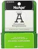 NuAge Labs Tissue A Insomnia Tablets, 125 Count
