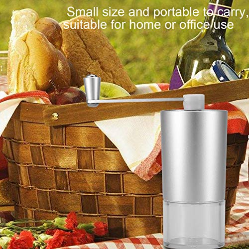 eecoo Manuelle Kaffeemühle, Edelstahl-Grat-Kaffeemühle Mahlen von Kaffeebohnen, Sesam, Erdnüssen, Mandeln, tragbare… – Bild 4