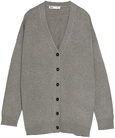 zara buttoned cashmere cardigan
