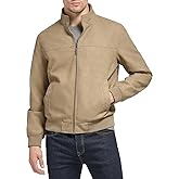 Tommy Hilfiger Men's Wool Blend Jacket with Puffer Bib and Hood