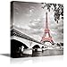 wall26 Canvas Print Wall Art Pop of Color Red Eiffel Tower in Paris Architecture & Maps Cities Photography Realism Chic Scenic Relax/Calm Multicolor for Living Room, Bedroom, Office - 12