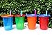 Tegion Thin Short Reusable Toddlers& Kids Silicone Straws for The First Years Take & Toss Spill Proof Straw Cup,10-14 oz Small Tumbler (Girls Color)