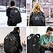 Laptop Backpack 17.3 Inch Travel Anti-theft Waterproof School Backpack Business College Large Capacity Gaming Laptop Backpacks USB Charging Port for Men Women Black