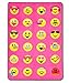 Emojination Happy Emoji Twin Sized Plush Blanket