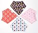 Baby Girl Bandana Bib by Bambinio - Set of 4 High Absorption Bandana Drool Bibs for Girls - Adjustable Size Baby Dribble Bibs - Nickel-Free Snap Closure - Best Newborn Baby Girl Gift
