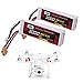 2 Pack 25C 3S 3000mAh 11.1V LiPo Battery (XT60 Plug Connector) for DJI Phantom 1 FC40 DJI Flame Wheel F450 F550 FPV Quadcopter and Other Toy RC Vehicles
