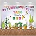 Mocsicka Mexican Baby Shower Backdrop Taco Bout a Baby Party Photography Background 7x5ft Vinyl Fiesta Theme Baby Shower Party Backdrops