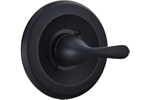 RJDIBAN Replacement for Delta Classic 13 Series Single-Function Trim Kit, T13020-BL Matte Black Shower Handle, Fit Delta Shower Valve R10000 Series (Cartridge Not Included)