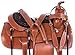 AceRugs Western Trail Saddle Size 15 16 17 18 Cowboy Classic Design Comfy SEAT Ranch Working Leather Horse TACK Set (Tan, 17)thumb 1