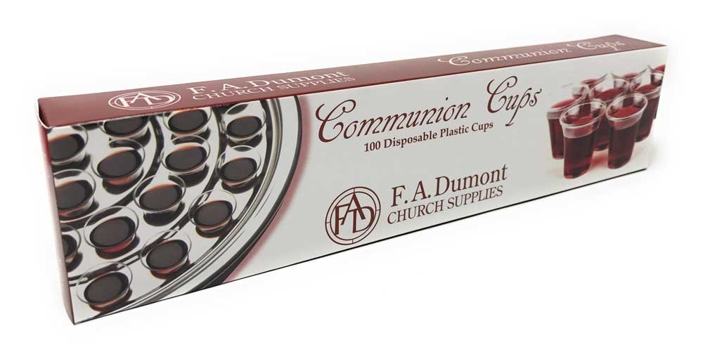 F A Dumont Disposable Communion Cups - Box of 100, 1-3/8" High
