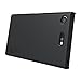 for Sony Xperia XZ1 Compact Case,Nillkin [with Kickstand] Frosted Shield Anti Fingerprints Hard PC Case Back Cover for Xperia XZ1 Compact -Retail Package (Black)