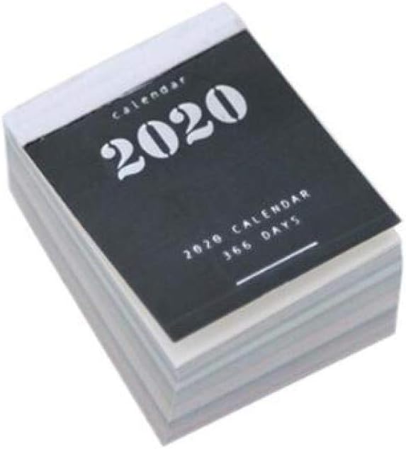 ZHEG 2020 Calendar 366 Days Can Be Torn The Handbook Simple Retro Small Note