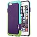 iPhone 7 Case, ULAK Colorful Series Slim Hybrid Dual Layer Scratch Resistant Hard Back Cover Shock Absorbent TPU Bumper Case for Apple iPhone 7 4.7 inch Blue + Green