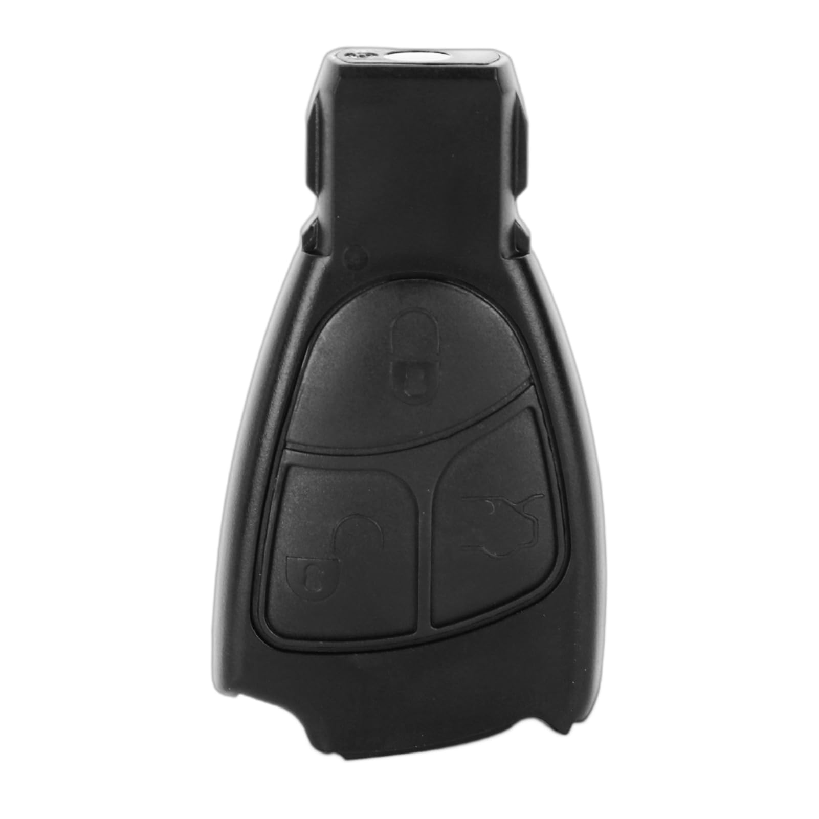 Key Fob Shell Case 3 Buttons Car Remote Key Fob Shell Case Cover Black Replacement Fit for C E ML S CLK CL