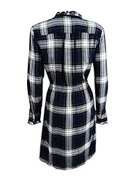 Vestido camisero de tela escocesa para mujer Tommy Hilfiger