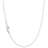 Gacimy Chain Necklace for Women, 14K Gold Plated/Silver Tone Cable Chain for Women, 1.1/1.3mm Thin Dainty Necklace Chains 16-24 Inch