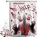 Omgouue Bloody Footprints Clings - Halloween Creepy Carnival Vampire Zombie Party Decorations Decals Stickers Supplies