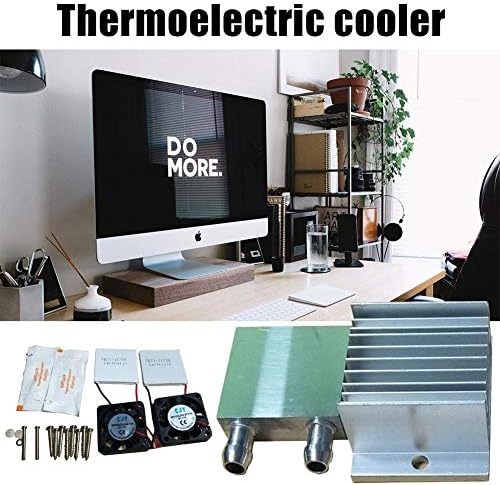 dianhai System Heat Sink Conduction Module + 2 Fans + 2 TEC1-12706 DIY Kit Thermoelectric Peltier Cooler Refrigeration Cooling