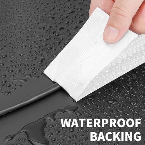 2 Roll White Duct Tape Heavy Duty Waterproof, 7.5 Mils Thickness Strong Adhesive Sticky, No Residue, Easy Tear by Hand for Home Repairs Indoor Outdoor Crafts Packing HVAC (White, 5cm*10m)