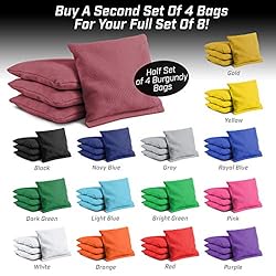 GoSports Official Regulation Cornhole Bean Bags Set