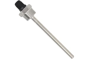 OTOMATICO Npt 3/4 inch thermowell Stainless Steel 304 thermowell Cap for Beer fermenter Homebrew Boiler 30mm 50mm 100mm 150mm 200mm 300mm 400mm 500mm (200mm)