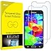 JETech Screen Protector for Samsung Galaxy S5, Tempered Glass Film, 2-Pack