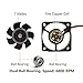 SoundOriginal 2pcs Brushless DC Cooling Fan 24V 0.06A 40mm x 40mm x10mm Speed 6800 RPM Fans for 3D Printer Humidifier Aromatherapy and Other Small Appliances Series Repair Replacement (Black 24V)