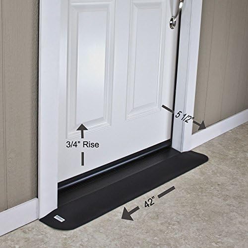 EZEdge Transition Threshold Ramp For a Door Sill, 3/4 Rise, Various Sizes by EZ Edge