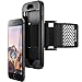 iPhone 7 Armband, SUPCASE Easy Fitting Sport Running Armband Case with Premium Flexible Case Combo for Apple iPhone 7 2016 Release/Compatible with iPhone 7 (Black)