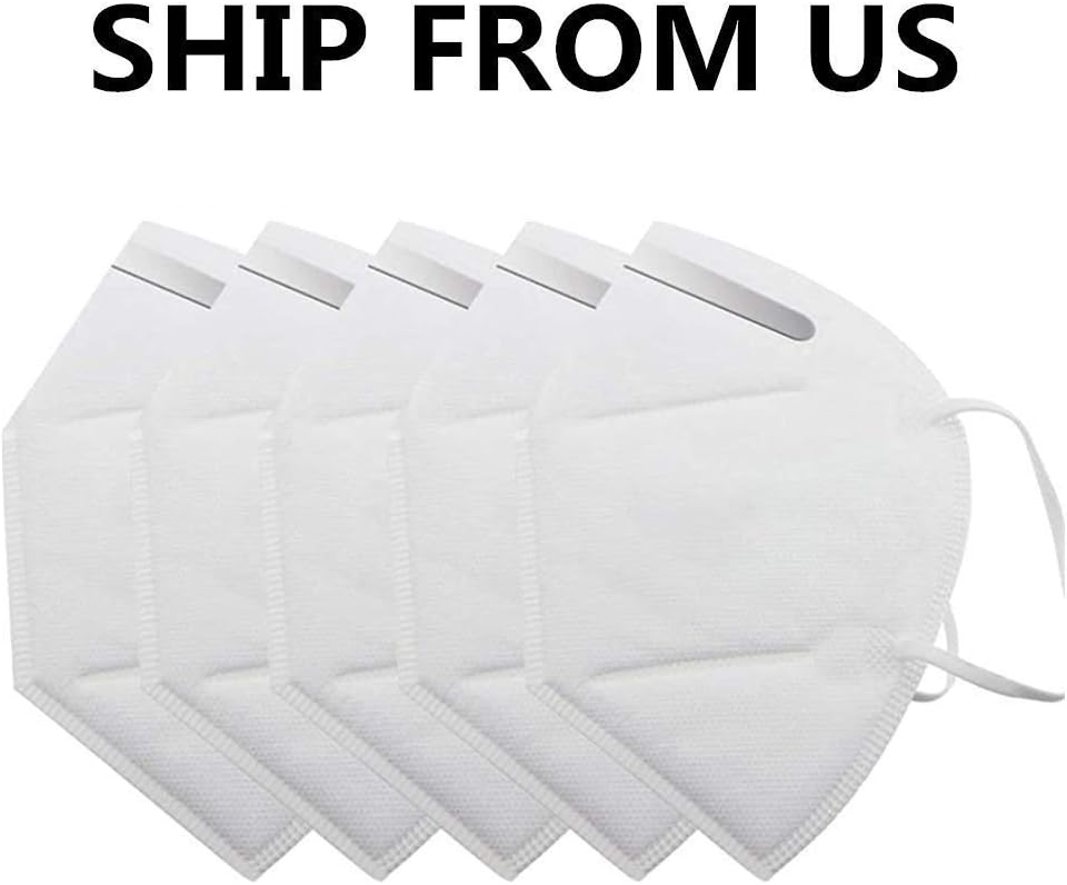 5Pcs ON STOCK KN95 Disposable Dust Masks Without Valve Particulate Respirator for Cleaning, Construction, Woodworking, Ship from US