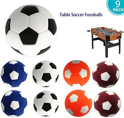 Durable Table Soccer Foosball ABS Plastic Soccer Replacement Ball Football Fussball pebolim Csual Sports Game Balls 36mm 9Pcs/Set
