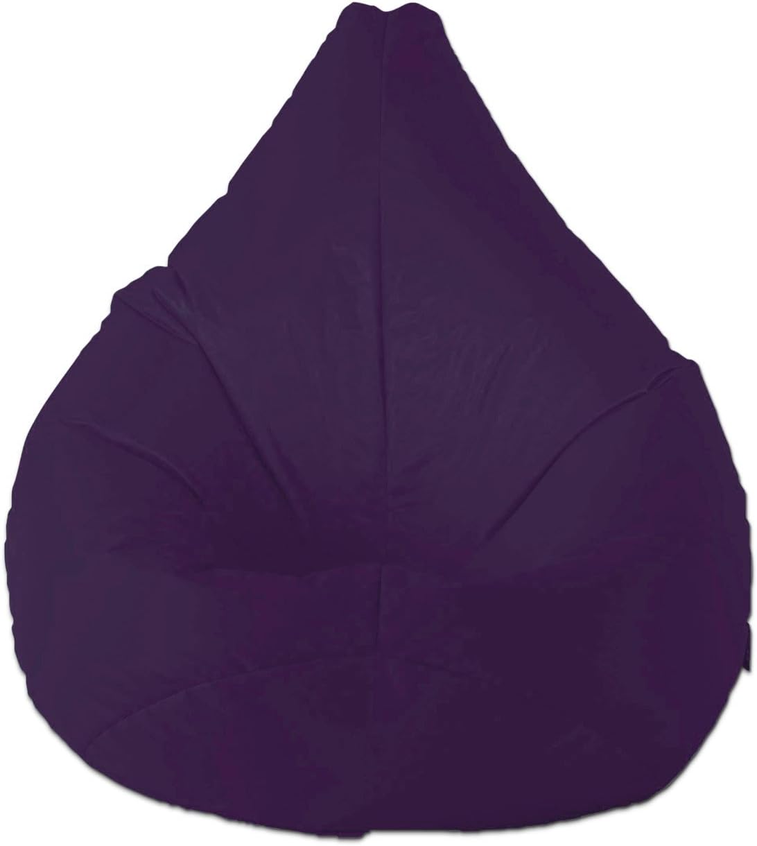 Large Gaming Bean Bag Gamer Beanbag Adult Size - 100 x 100cm - Indoor Outdoor - Waterproof - Gaming Cloud in Purple
