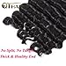 QTHAIR 12A Peruvian Virgin Hair Loose Deep Wave Human Hair 100% Unprocessed Peruvian Loose Deep Wave Virgin Hair Weave Natural Color Human Hair Bundles (16