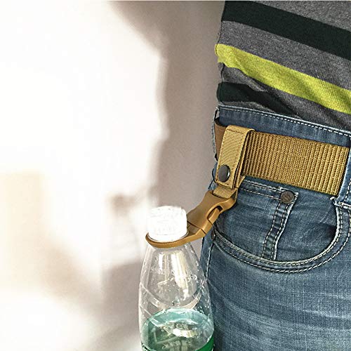 Hanging Bottle Buckle Clip Carabiner,Portable Mineral Water Bottle Ring